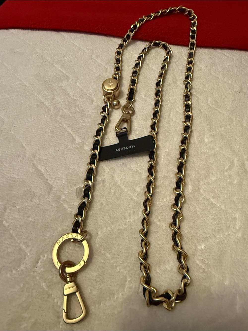 MAGEASY 9mm Chic Chain Strap + Strap Card Phone Lanyard - Picture 2 of 7